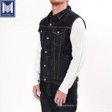 raw indigo 100% cotton 14oz japanese selvage vest